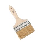4" White Bristle Chip Brush